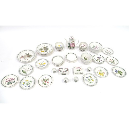 382 - A quantity of Portmeirion dinner wares in the Botanic Garden pattern, to include plates, bowls, dish... 