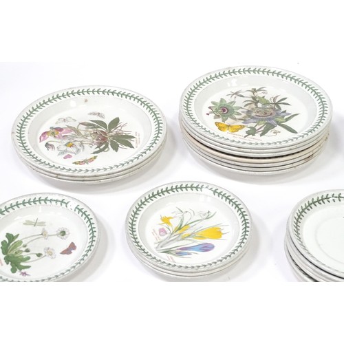 382 - A quantity of Portmeirion dinner wares in the Botanic Garden pattern, to include plates, bowls, dish... 