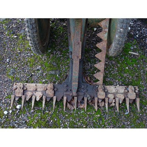 1087 - A mid 20thC Allen Scythe reciprocal mower, with Villiers engine, serial number 824310. Approx 82