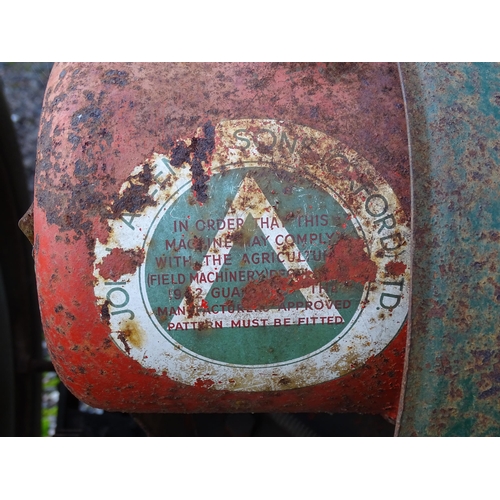 1087 - A mid 20thC Allen Scythe reciprocal mower, with Villiers engine, serial number 824310. Approx 82