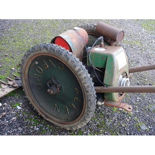 1087 - A mid 20thC Allen Scythe reciprocal mower, with Villiers engine, serial number 824310. Approx 82