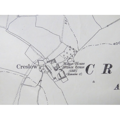 317 - Buckinghamshire local interest : a quantity of early 20thC Ordinance Survey 6