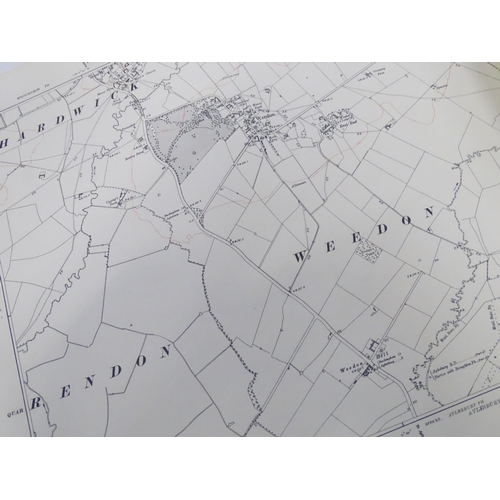 317 - Buckinghamshire local interest : a quantity of early 20thC Ordinance Survey 6