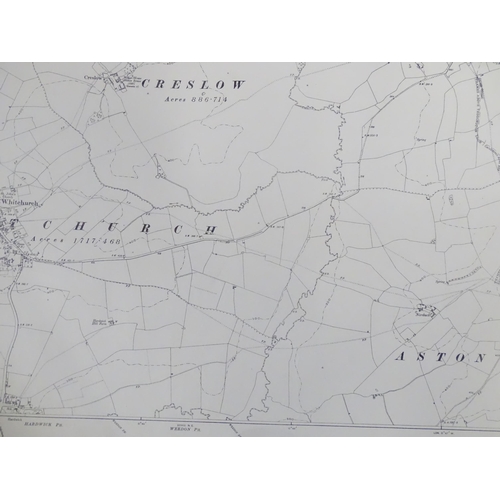 317 - Buckinghamshire local interest : a quantity of early 20thC Ordinance Survey 6