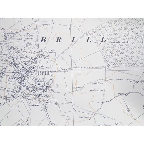 317 - Buckinghamshire local interest : a quantity of early 20thC Ordinance Survey 6