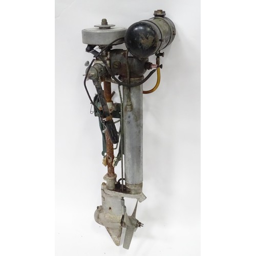 2 - A mid 20thC British Seagull boat outboard motor, serial number AC10308, approx 41 1/2