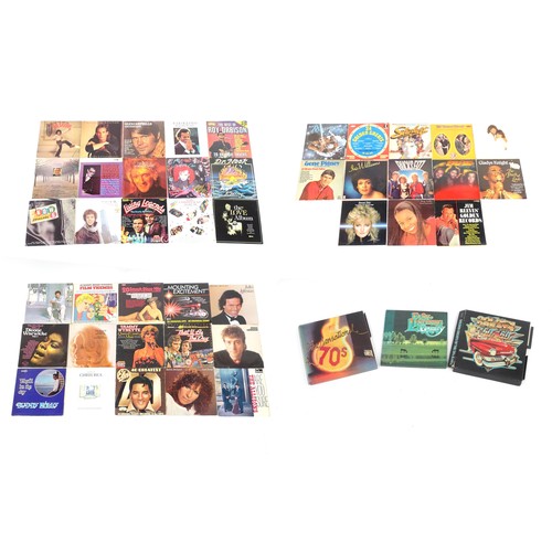 303 - A quantity of 33 rpm vinyl records, LPs including albums and compilations by Tammy Wynette, The Alli... 