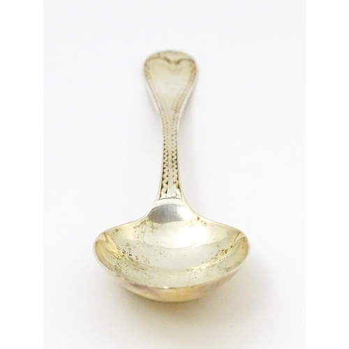 370 - A Victorian silver dessert spoon hallmarked Sheffield 1874, maker William Hutton & Sons (Thomas Hutt... 