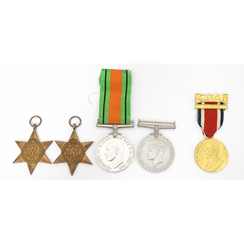 1495 - Militaria , WWII / WW2 / World War Two / Second World War : a group of four campaign medals, compris... 