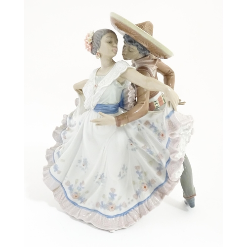 116 - A Lladro figural group Mexican Dancers, no. 5415. With box. Approx. 12