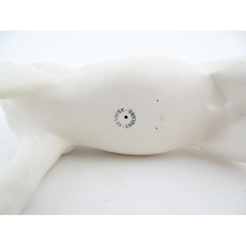 178 - A Beswick model of a matte white horse. Marked under. Approx. 7 3/4