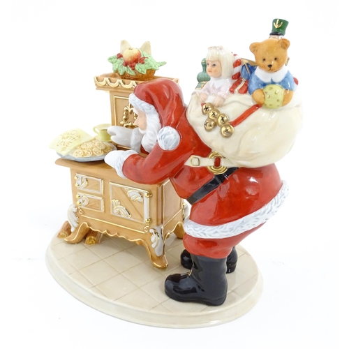 229A - A limited edition Royal Doulton model Cookies For Santa, HN4946, from the Holiday Traditions Collect... 