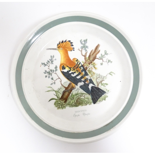 231 - A quantity of Portmeirion items to include a soup tureen, ladle and collectors plate in the Birds of... 