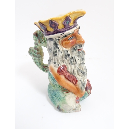 246 - A Staffordshire Shorter & Son character jug modelled as Father Neptune. Marked under. Approx. 6 1/2