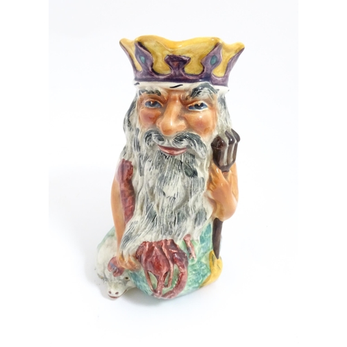 246 - A Staffordshire Shorter & Son character jug modelled as Father Neptune. Marked under. Approx. 6 1/2