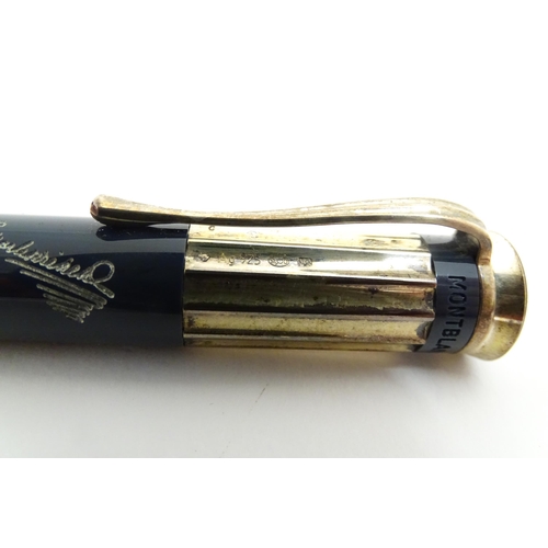 1227 - A c2001 Montblanc Meisterstück 'Writers Edition' Charles Dickens ballpoint pen, number 0460 of 16000... 