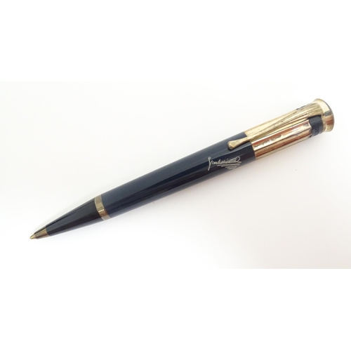 1227 - A c2001 Montblanc Meisterstück 'Writers Edition' Charles Dickens ballpoint pen, number 0460 of 16000... 