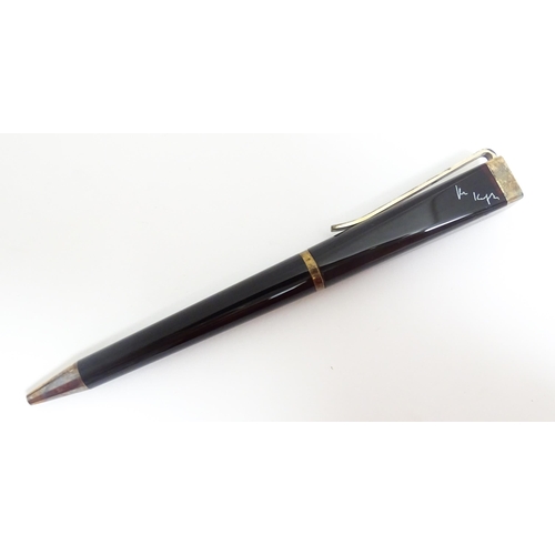 1228 - A c2004 Montblanc Meisterstück 'Writers Edition' Franz Kafka ballpoint pen, number 05772 of 16500, w... 