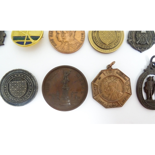 1230 - Ten Rifle Club medals, comprising a Society of Miniature Rifle Clubs 'Bell medal', two National Rifl... 