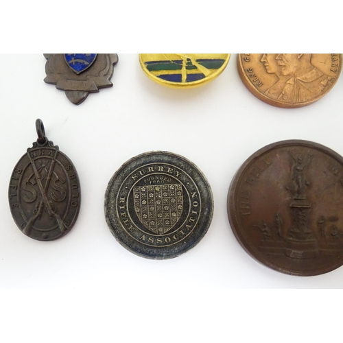 1230 - Ten Rifle Club medals, comprising a Society of Miniature Rifle Clubs 'Bell medal', two National Rifl... 