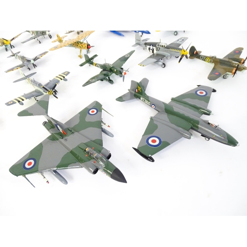 1440 - Toys: A quantity of Airfix model planes to include Gloster Javelin, Whitley, Mustang, etc. (Approx. ... 