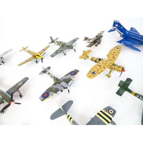 1440 - Toys: A quantity of Airfix model planes to include Gloster Javelin, Whitley, Mustang, etc. (Approx. ... 