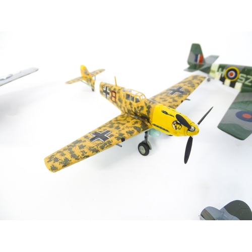 1440 - Toys: A quantity of Airfix model planes to include Gloster Javelin, Whitley, Mustang, etc. (Approx. ... 