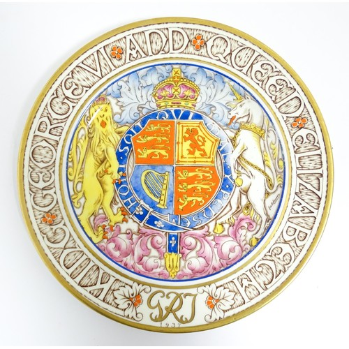 205 - Two Paragon plates commemorating the coronation of King George VI & Queen Elizabeth 1937. Approx. 10... 