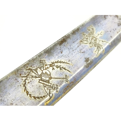 1498 - Militaria : a pattern 1796 light cavalry sabre, the 33