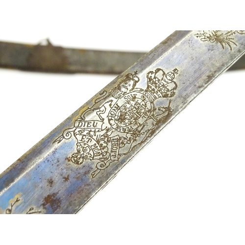 1498 - Militaria : a pattern 1796 light cavalry sabre, the 33