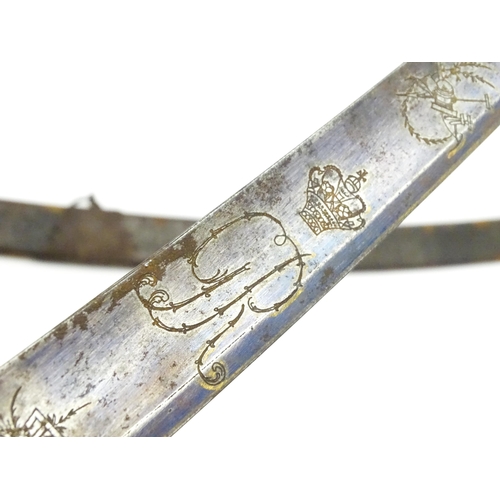 1498 - Militaria : a pattern 1796 light cavalry sabre, the 33