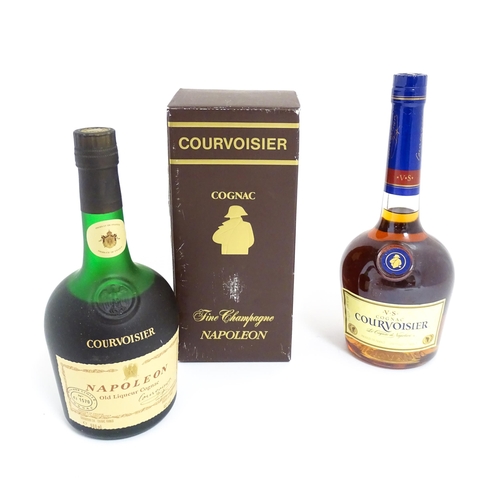 COURVOISIER NAPOLEON COGNAC 旧ボトル4828　箱付 COURVOISIER NAPOLEON COGNAC 旧ボトル4828 箱付 Courvoisier