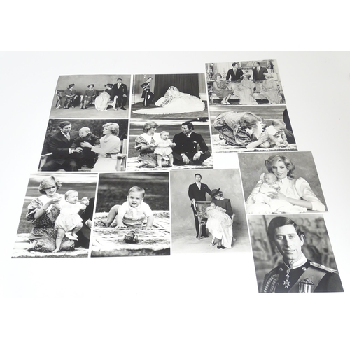 1547A - A quantity of 20thC press photographs depicting various members of the Royal family, to include HRH ... 