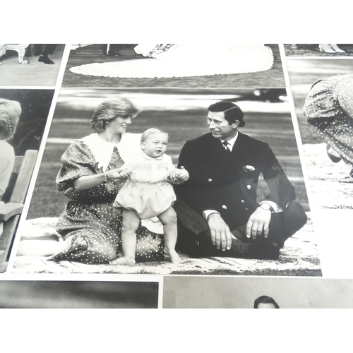 1547A - A quantity of 20thC press photographs depicting various members of the Royal family, to include HRH ... 