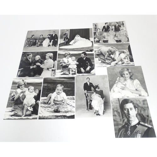 1547A - A quantity of 20thC press photographs depicting various members of the Royal family, to include HRH ... 