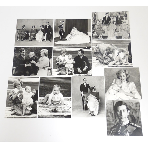 1547A - A quantity of 20thC press photographs depicting various members of the Royal family, to include HRH ... 