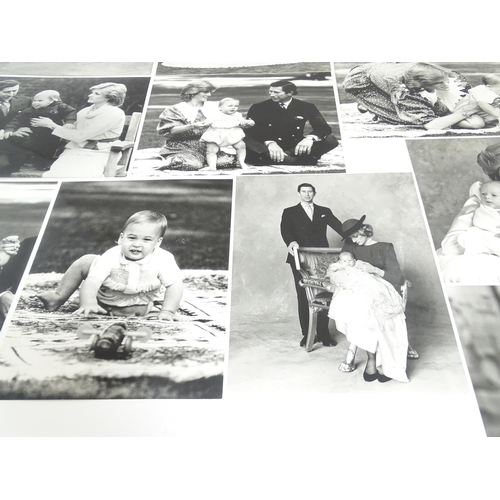 1547A - A quantity of 20thC press photographs depicting various members of the Royal family, to include HRH ... 