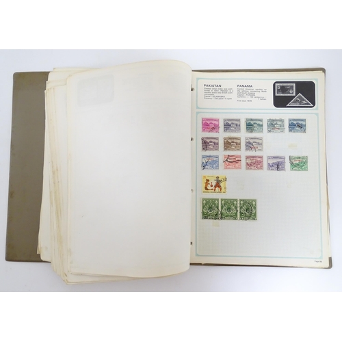 1549 - A stamp album containing Victorian and early to mid 20thC British, colonial and worldwide postage st... 