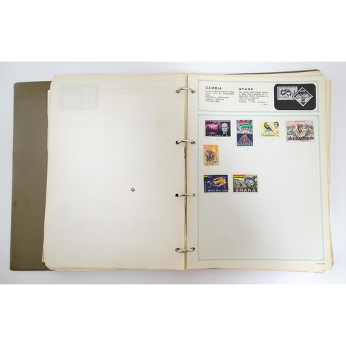 1549 - A stamp album containing Victorian and early to mid 20thC British, colonial and worldwide postage st... 