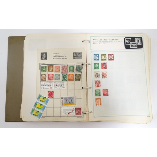 1549 - A stamp album containing Victorian and early to mid 20thC British, colonial and worldwide postage st... 