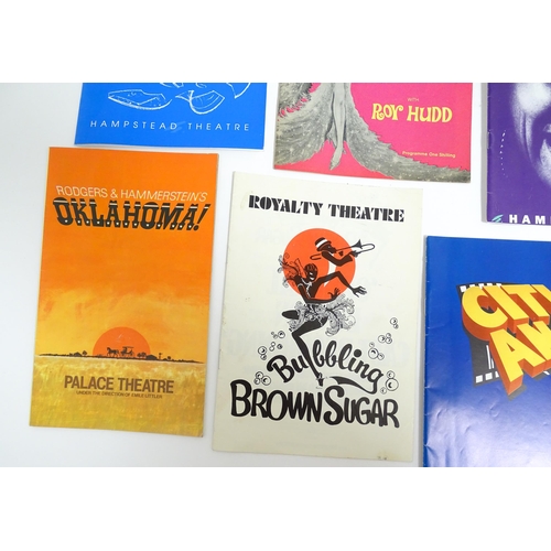 1555 - A quantity of assorted 20thC theatre programmes / souvenirs to include The Sound of Music, How the W... 