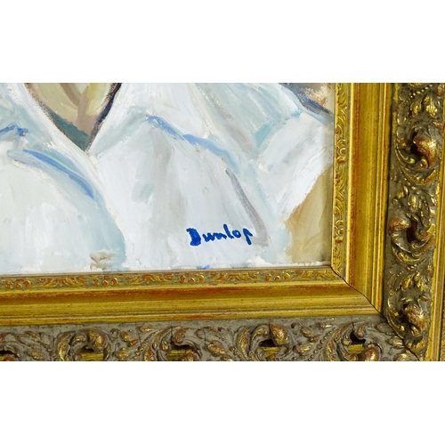 1899 - Ronald Ossory Dunlop (1894-1973), Oil on canvas, A portrait of Mrs Audrey Joyce Brown. Signed lower ... 