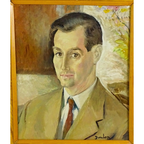 1900 - Ronald Ossory Dunlop (1894-1973), Oil on canvas, A portrait of Mr Henry George Pentus Brown. Signed ... 