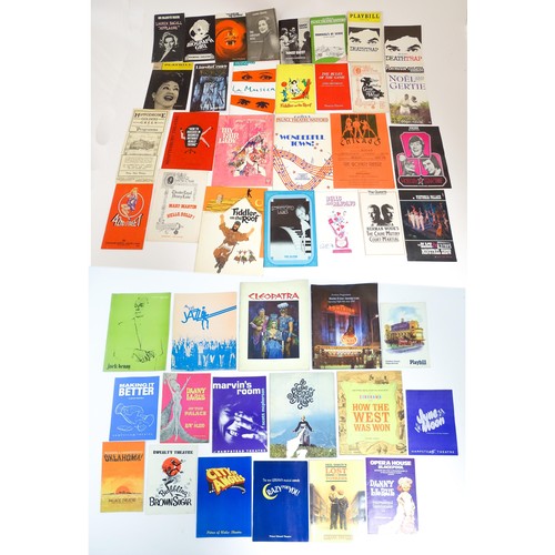 1555 - A quantity of assorted 20thC theatre programmes / souvenirs to include The Sound of Music, How the W... 