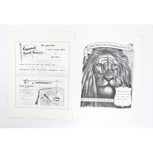 1136 - A quantity of Royal ephemera relating to Princess Margaret's Royal Tour of East Africa September - O... 