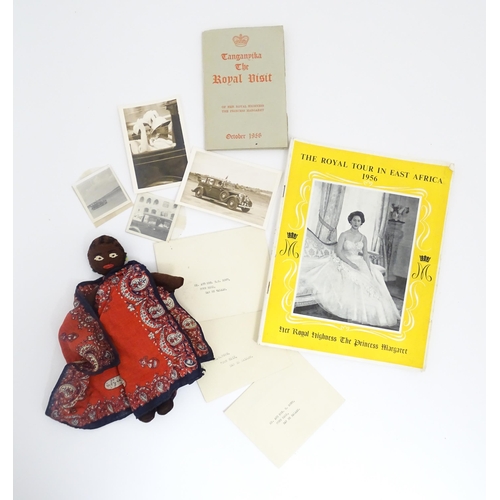 1136 - A quantity of Royal ephemera relating to Princess Margaret's Royal Tour of East Africa September - O... 