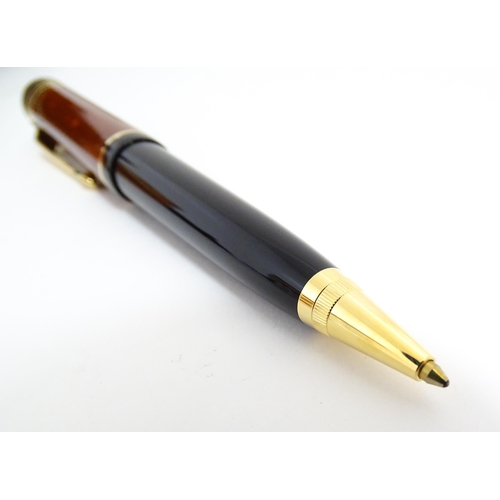 1224 - A c2000 Montblanc 'Writers Edition' Friedrich Schiller ballpoint pen, number 07120 of 16,000, in pre... 