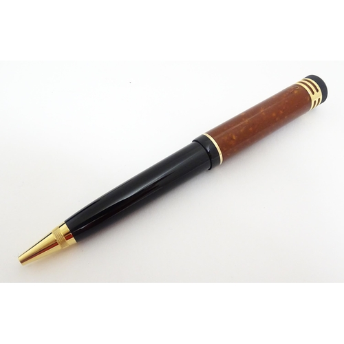 1224 - A c2000 Montblanc 'Writers Edition' Friedrich Schiller ballpoint pen, number 07120 of 16,000, in pre... 