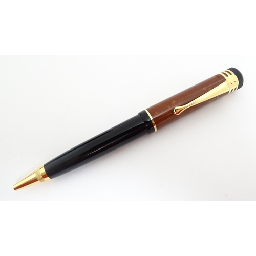 1224 - A c2000 Montblanc 'Writers Edition' Friedrich Schiller ballpoint pen, number 07120 of 16,000, in pre... 