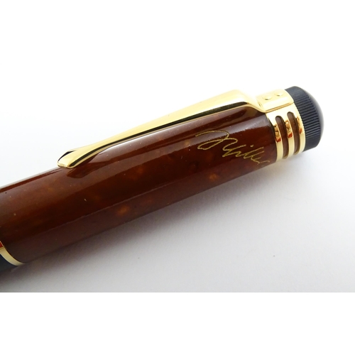 1224 - A c2000 Montblanc 'Writers Edition' Friedrich Schiller ballpoint pen, number 07120 of 16,000, in pre... 